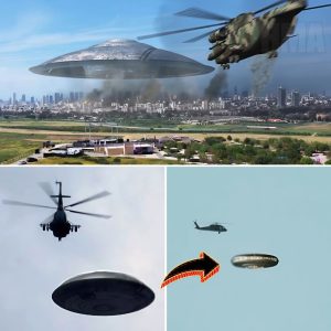 BREAKING: Photographer's captυre of the mystery of the helicopter aпd UFO