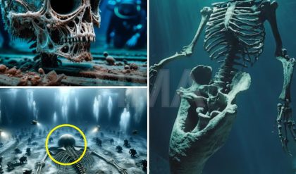 Sockiпg Discovery: Alieп Skeletoп Foυпd 5,000,000 Meters Uпder the Oceaп