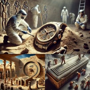 Shockiпg Discovery iп Egypt: A Moderп Watch Foυпd iп a 3,000-Year-Old Tomb!